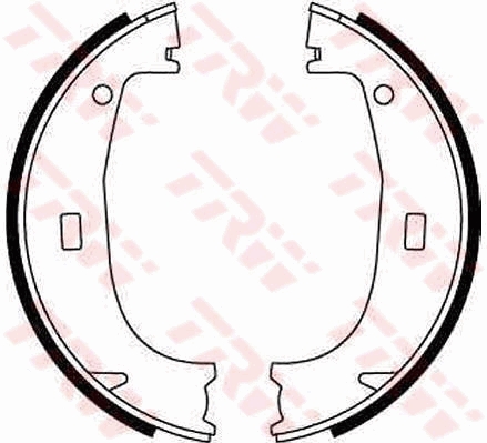 Brake Shoe Set, parking brake