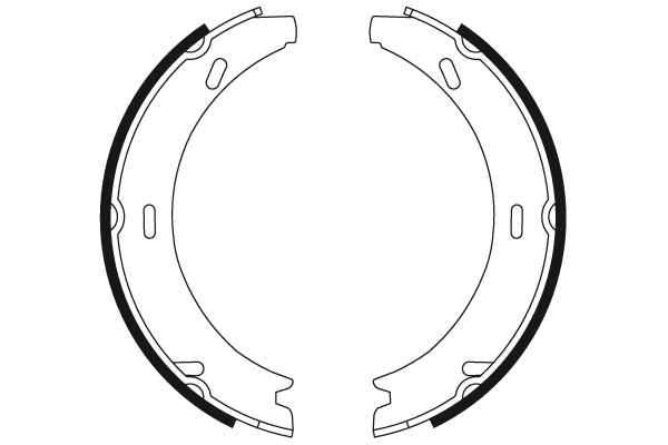 Brake Shoe Set, parking brake 2