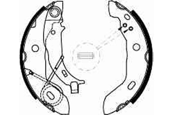 Brake Shoe Set 2
