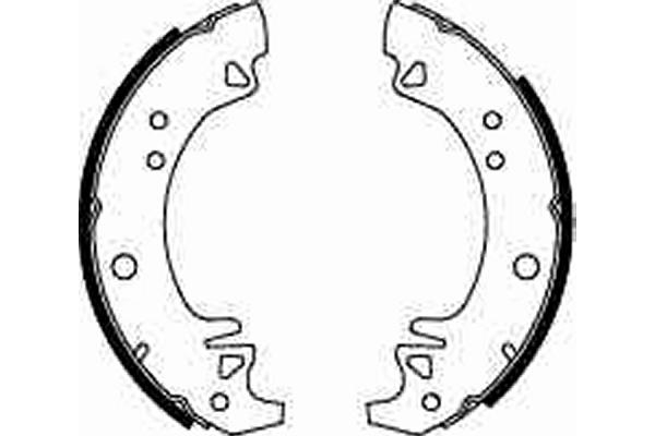 Brake Shoe Set 2