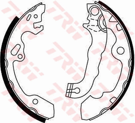 TRW GS8636 Brake Shoe Set...