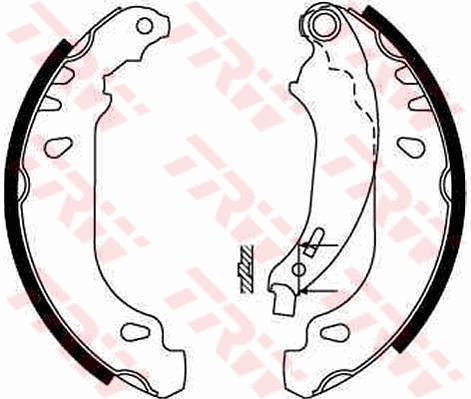 TRW GS8669 Brake Shoe Set...
