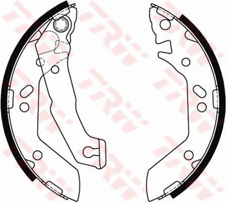 TRW GS8684 Brake Shoe Set...