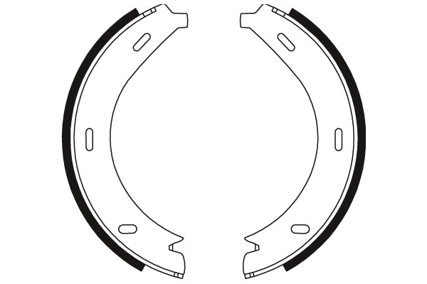 Brake Shoe Set, parking brake 2