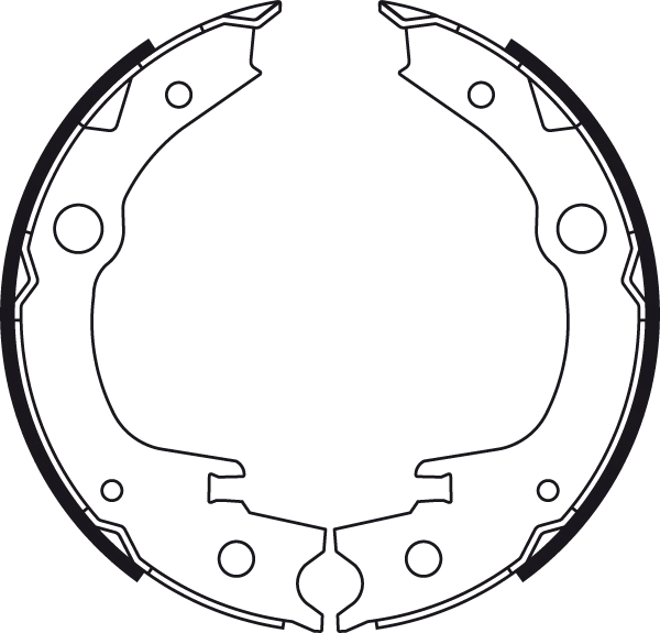 Brake Shoe Set, parking brake