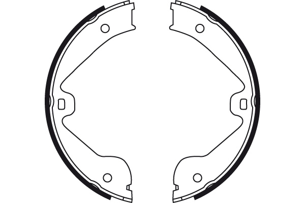 Brake Shoe Set, parking brake 2