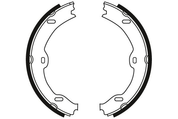 Brake Shoe Set, parking brake 2
