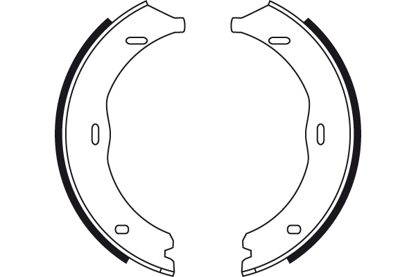 Brake Shoe Set, parking brake 2