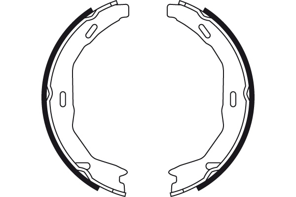 Brake Shoe Set, parking brake 2