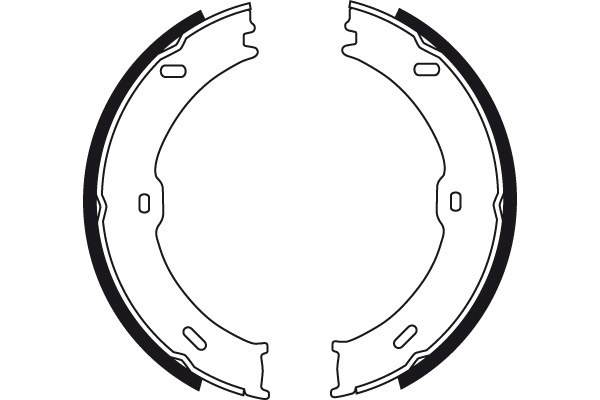 Brake Shoe Set, parking brake 2