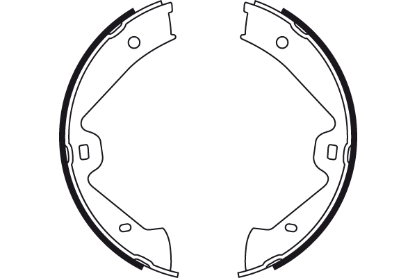 Brake Shoe Set, parking brake 2