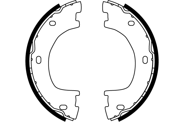 Brake Shoe Set, parking brake 2