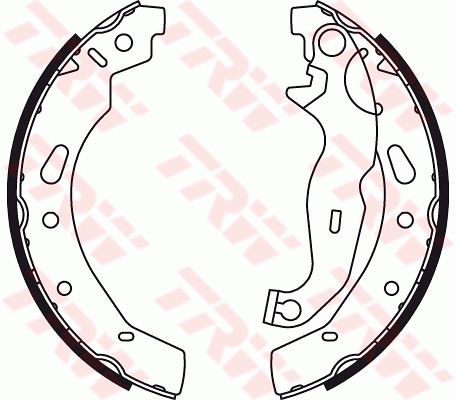 TRW GS8787 Brake Shoe Set...