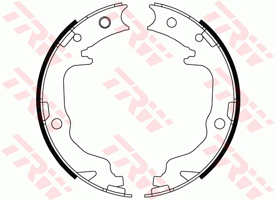 TRW GS8804 Brake Shoe Set,...