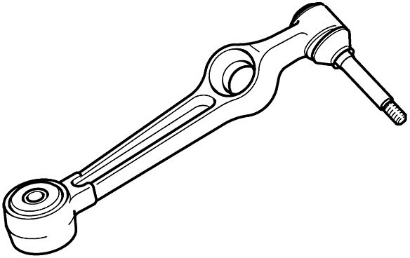 Control/Trailing Arm, wheel suspension