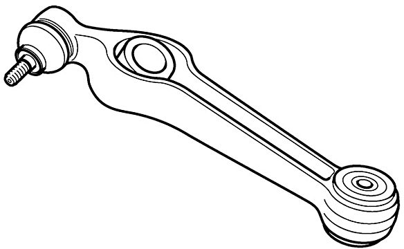 Control/Trailing Arm, wheel suspension