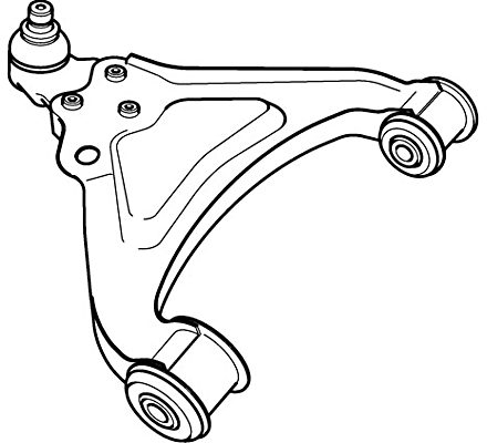 Control/Trailing Arm, wheel suspension