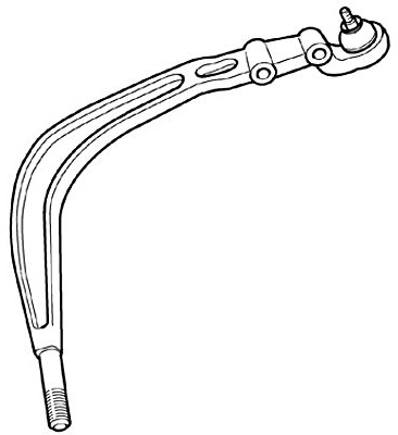 Control/Trailing Arm, wheel suspension