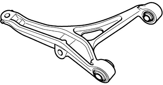 Control/Trailing Arm, wheel suspension