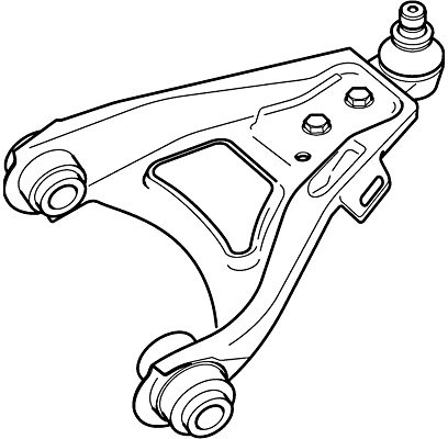 Control/Trailing Arm, wheel suspension