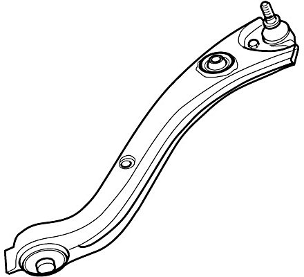 Control/Trailing Arm, wheel suspension