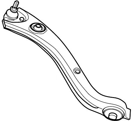 Control/Trailing Arm, wheel suspension