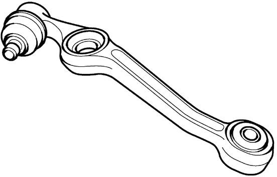 Control/Trailing Arm, wheel suspension
