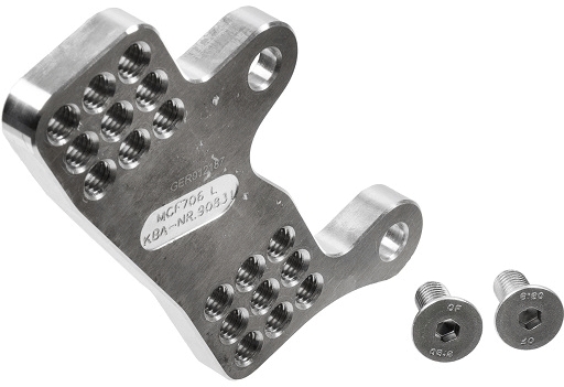 Adapter Plate, footrest system