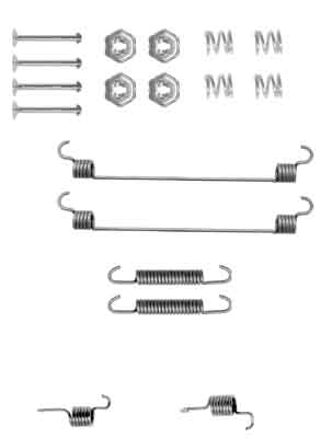 Accessory Kit, brake shoes