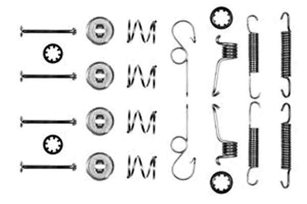 Accessory Kit, brake shoes
