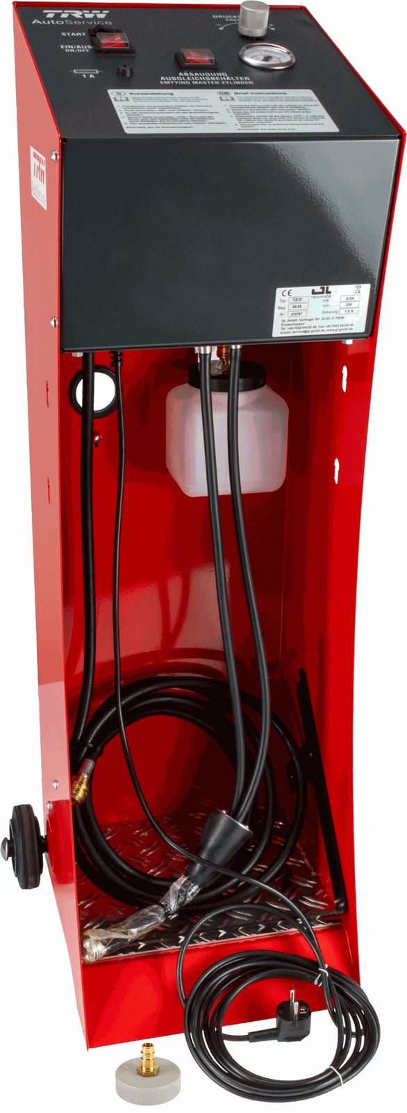 Filling/Bleeding Unit, brake hydraulics