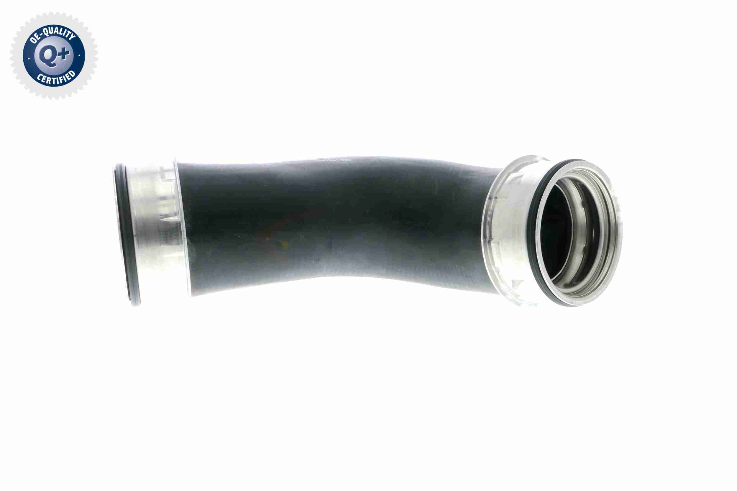 VAICO V10-2856 Q+, original equipment manufacturer quality Ελαστ. σωλ. αέρα υπερπλήρωσης από την πλευρά της μηχανής αριστερά for