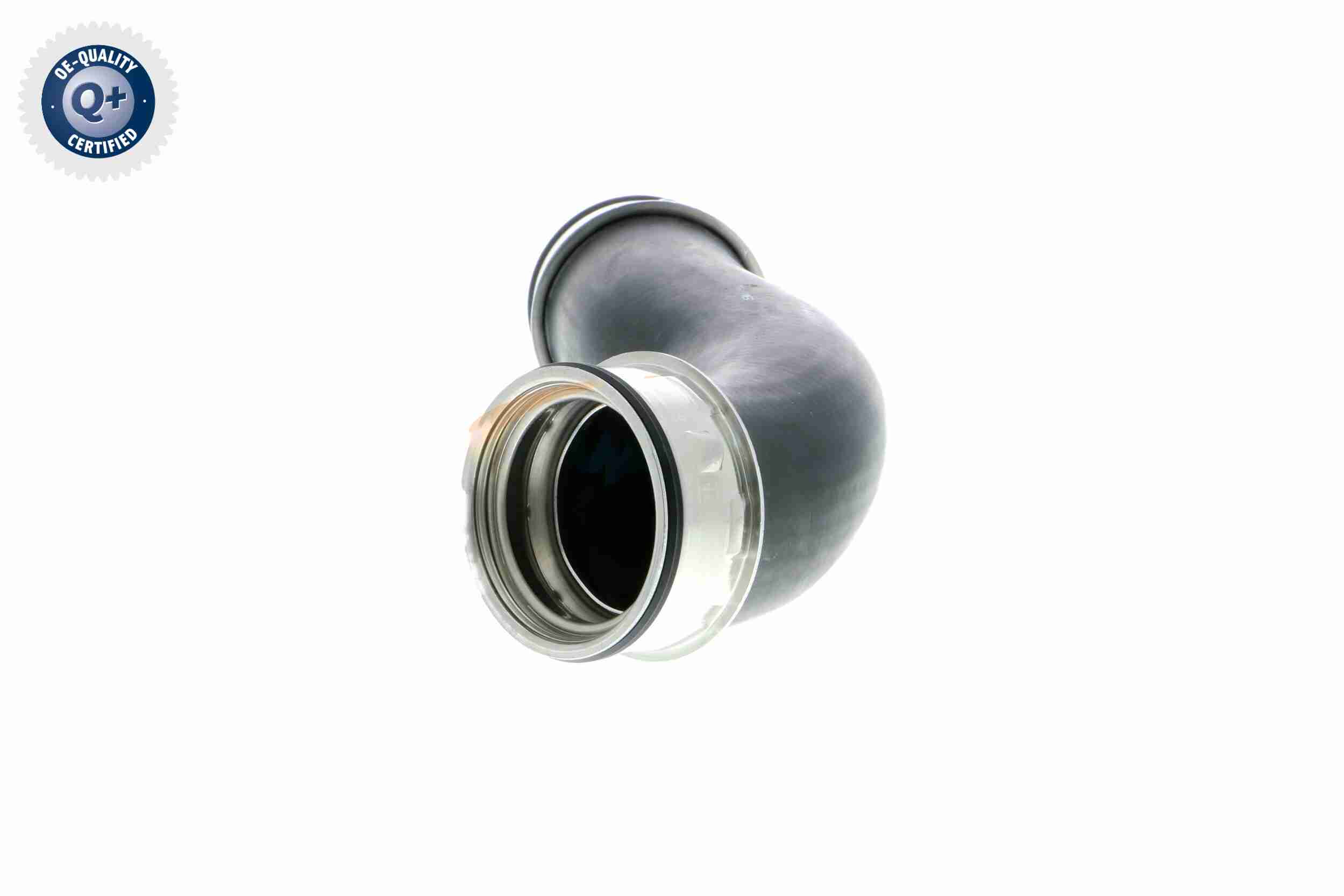VAICO V10-2856 Q+, original equipment manufacturer quality Ελαστ. σωλ. αέρα υπερπλήρωσης από την πλευρά της μηχανής αριστερά for