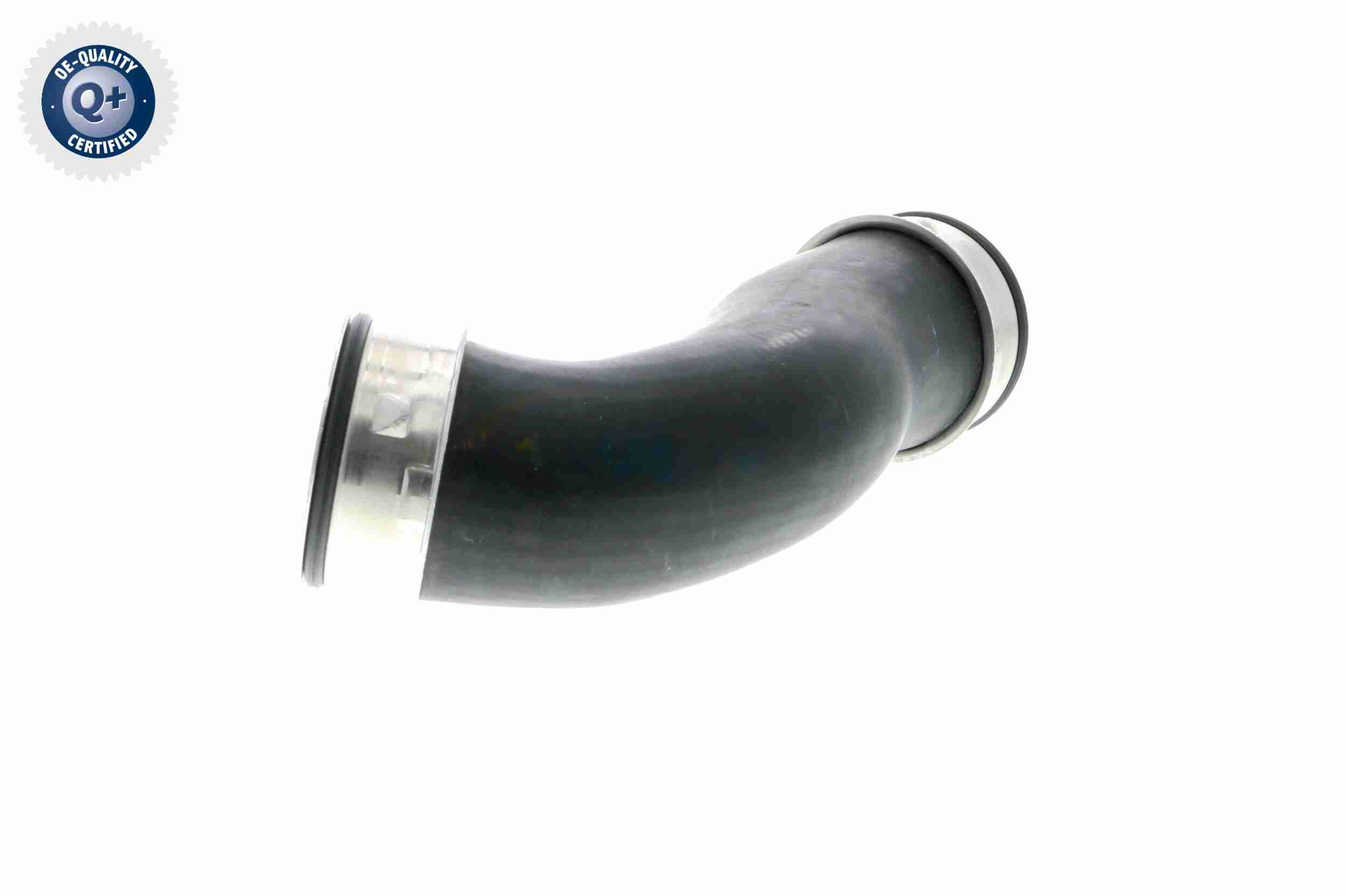 VAICO V10-2856 Q+, original equipment manufacturer quality Ελαστ. σωλ. αέρα υπερπλήρωσης από την πλευρά της μηχανής αριστερά for