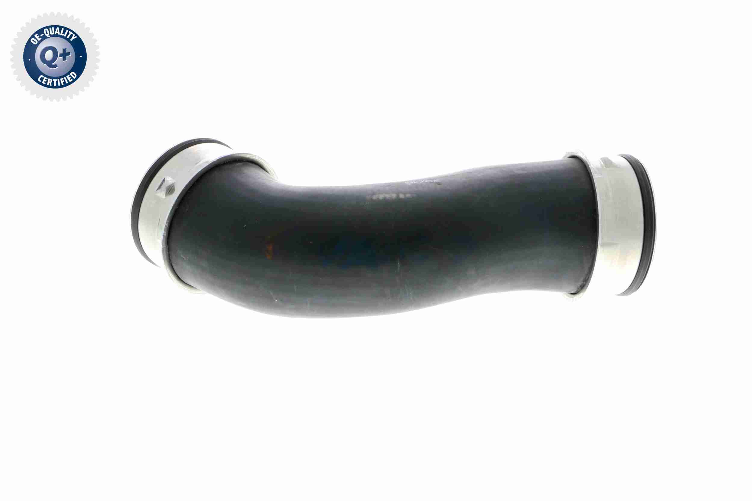 VAICO V10-2856 Q+, original equipment manufacturer quality Ελαστ. σωλ. αέρα υπερπλήρωσης από την πλευρά της μηχανής αριστερά for