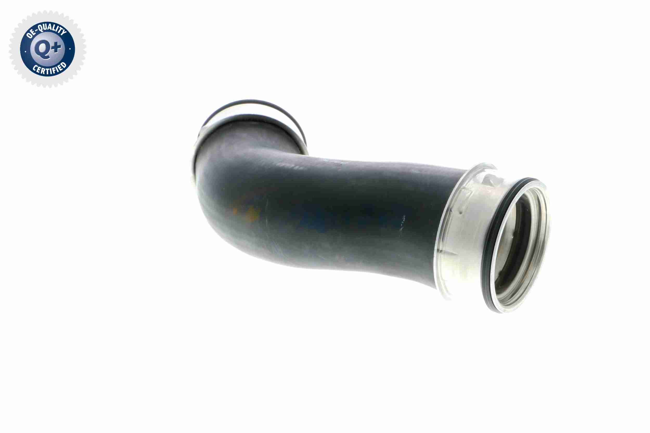 VAICO V10-2856 Q+, original equipment manufacturer quality Ελαστ. σωλ. αέρα υπερπλήρωσης από την πλευρά της μηχανής αριστερά for