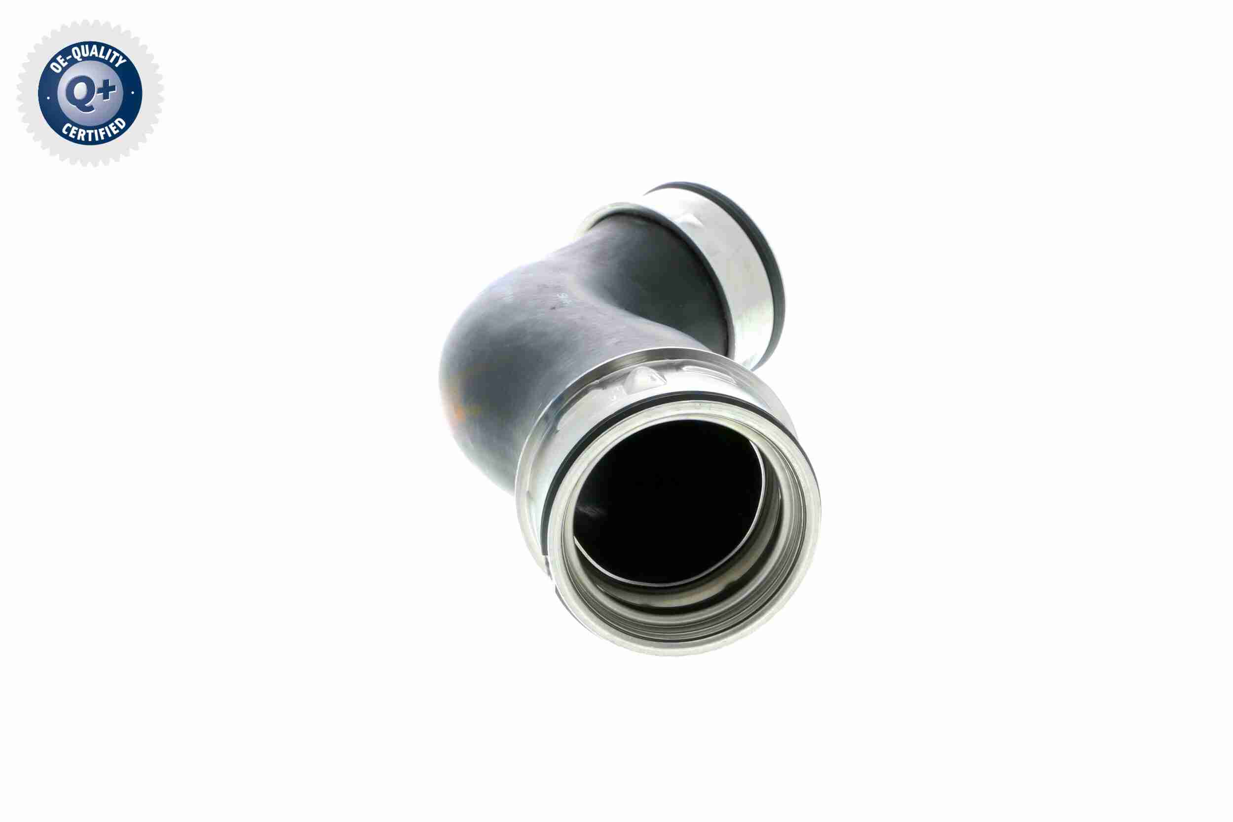 VAICO V10-2856 Q+, original equipment manufacturer quality Ελαστ. σωλ. αέρα υπερπλήρωσης από την πλευρά της μηχανής αριστερά for