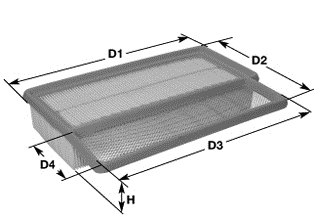 CLEAN FILTERS MA3106 Filtro...