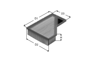 CLEAN FILTERS MA3188 Filtro...