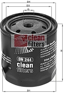 CLEAN FILTERS DN 244 Filtro...