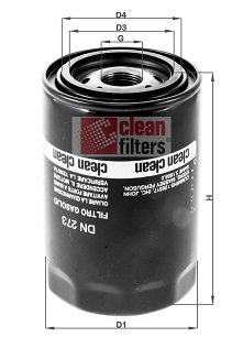 CLEAN FILTERS DN 273...