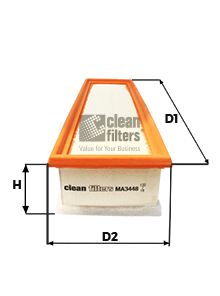 CLEAN FILTERS MA3448 Filtro...