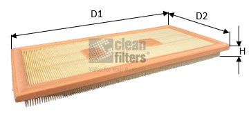 CLEAN FILTERS MA3481 Filtro...