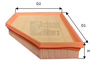 CLEAN FILTERS MA3495 Filtro...