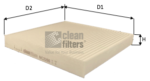 CLEAN FILTERS NC2206...