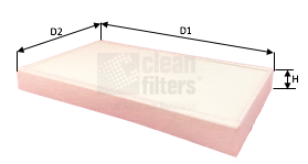 CLEAN FILTERS NC2419...