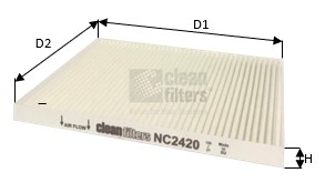 CLEAN FILTERS NC2420...