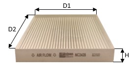 CLEAN FILTERS NC2428...