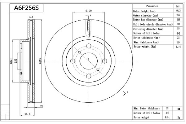 AISIN A6F256S Premium...