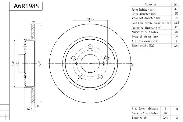 AISIN A6R198S Premium...